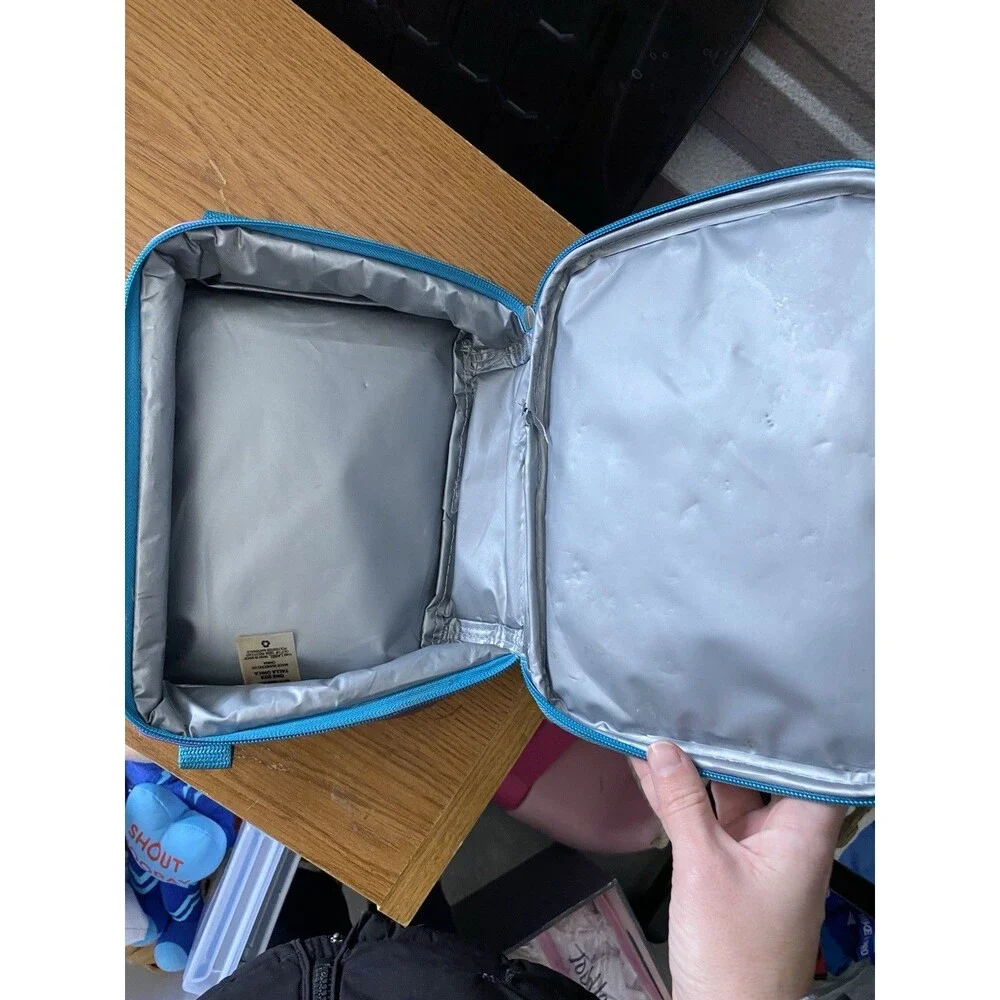Mermaid Scales Iridescent Blue Purple Lunch Box